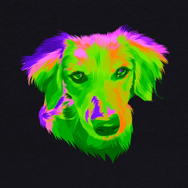 dog in pop art by Fadmel